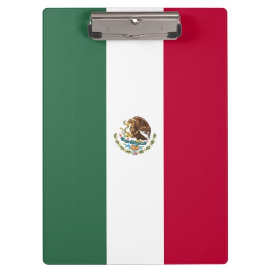 Flagge Mexikos Klemmbrett (Vorderseite)