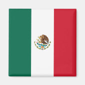 Flagge Mexikos Magnet (Vorne)