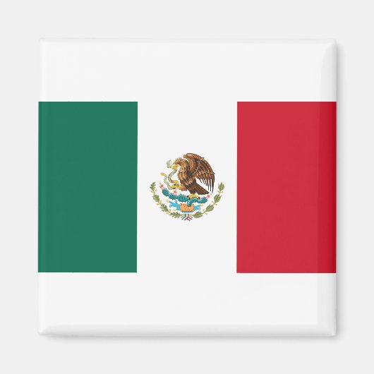 Flagge Mexikos Magnet (Vorne)
