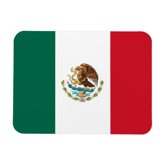 Flagge Mexikos Magnet (Horizontal)