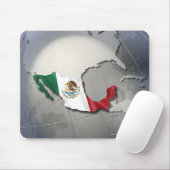Flagge Mexikos Mousepad (Mit Mouse)