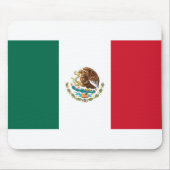 Flagge Mexikos Mousepad (Vorne)