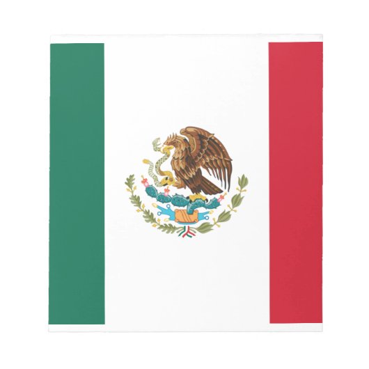 Flagge Mexikos Notizblock (Vorderseite)