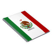Flagge Mexikos Notizblock (Rechte Seite)