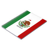 Flagge Mexikos Notizblock (Linke Seite)