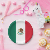 Flagge Mexikos Pappteller (Party)