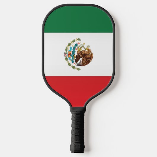 Flagge Mexikos Pickleball Schläger (Rückseite)