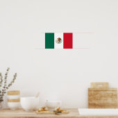 Flagge Mexikos Poster (Küche)