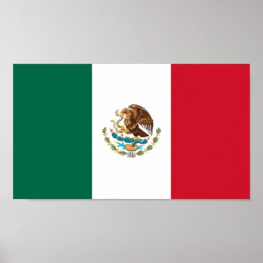 Flagge Mexikos Poster (Vorne)