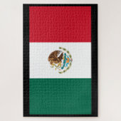 Flagge Mexikos Puzzle (Vertikal)