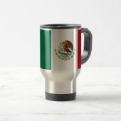 Flagge Mexikos Reisebecher (VorderseiteRechts)