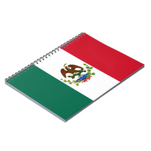 Flagge Mexikos Republikflagge: 1824-1835 Notizblock