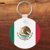 Flagge Mexikos Schlüsselanhänger (Rückseite)