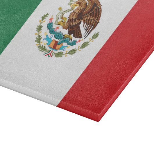 Flagge Mexikos Schneidebrett (Ecke)
