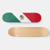 Flagge Mexikos Skateboard (Horizontal)