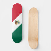 Flagge Mexikos Skateboard (Vorderseite)