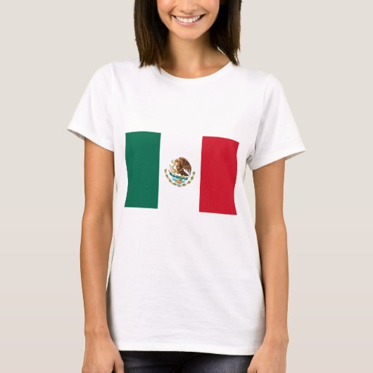 Flagge Mexikos T-Shirt (Vorderseite)