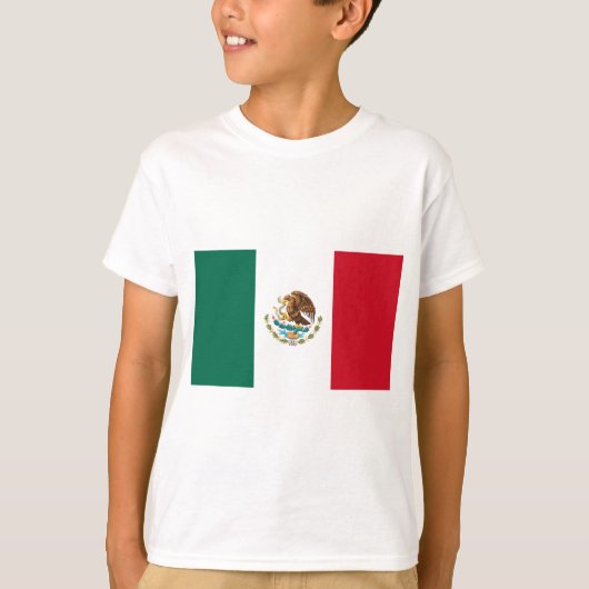 Flagge Mexikos T-Shirt (Vorderseite)