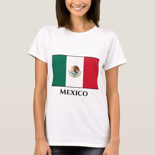 Flagge Mexikos T-Shirt (Vorderseite)
