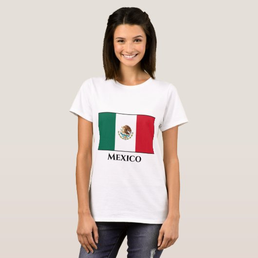 Flagge Mexikos T-Shirt (Vorne ganz)