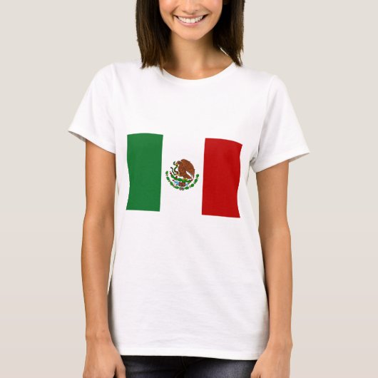 Flagge Mexikos T-Shirt (Vorderseite)