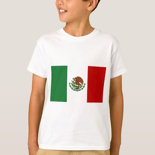 Flagge Mexikos T-Shirt (Vorderseite)
