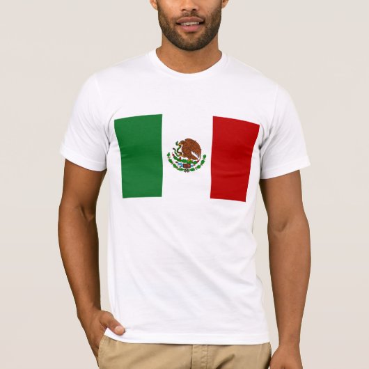 Flagge Mexikos T-Shirt (Vorderseite)
