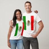 Flagge Mexikos T-Shirt (Unisex)