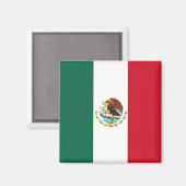 Flagge Mexikos Tricolore Magnet (Vorderseite/Rückseite)