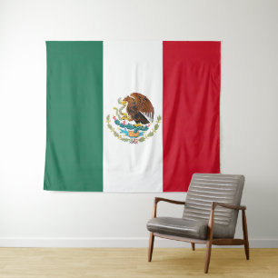 Flagge Mexikos Tricolore Wandteppich