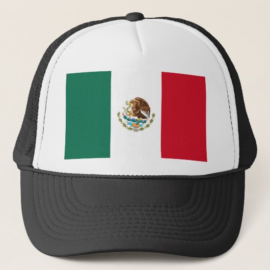 Flagge Mexikos Truckerkappe (Vorderseite)