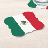 Flagge Mexikos Untersetzer (angewinkelt)