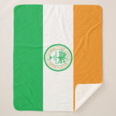 Flagge Miami (Florida) Sherpadecke (Vorderseite)