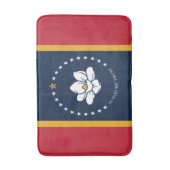 Flagge Mississippi Badematte (Vorderseite Vertikal)