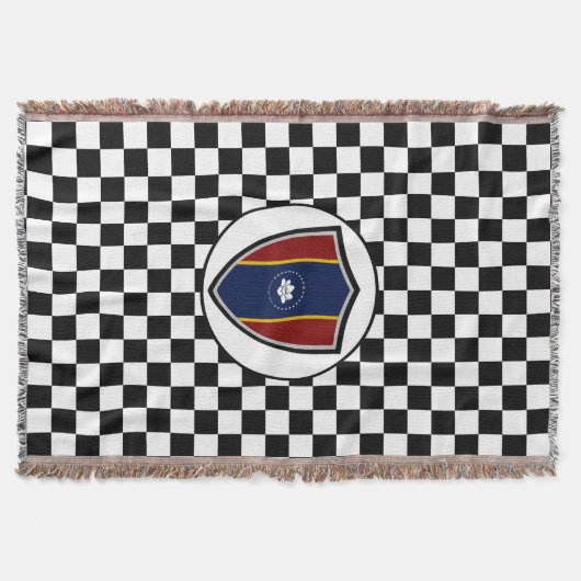 Flagge Mississippi Decke (Vorderseite)