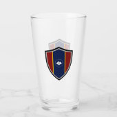 Flagge Mississippi Glas (Rückseite)