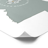 Flagge Mississippi Poster (Ecke)