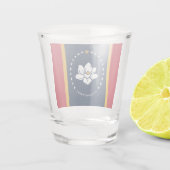 Flagge Mississippi Schnapsglas (Rückseite)