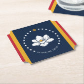 Flagge Mississippi Untersetzer (angewinkelt)