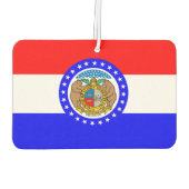 Flagge Missouri Autolufterfrischer (Rückseite)