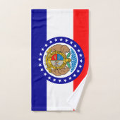 Flagge Missouri Badhandtuch Set (Handtuch)