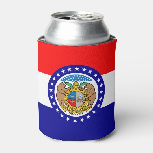 Flagge Missouri Dosenkühler (Kanne Vorderseite)