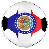 Flagge Missouri Fußball (Gedreht)