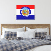 Flagge Missouri Leinwanddruck (Insitu (Schlafzimmer))