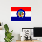 Flagge Missouri Poster (Heimbüro)