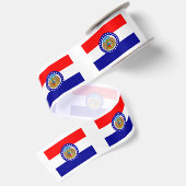 Flagge Missouri Satinband (Rückseite)