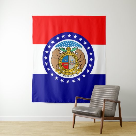 Flagge Missouri Wandteppich (Beispiel)