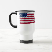 Flagge mit 34 Sternen, Kranzmuster, Außenseiter Reisebecher (Links)