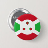 Flagge mit Burundi-Button Button (Vorne & Hinten)