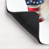Flagge mit Chinesischer Crest (Pulver) Mousepad (Ecke)